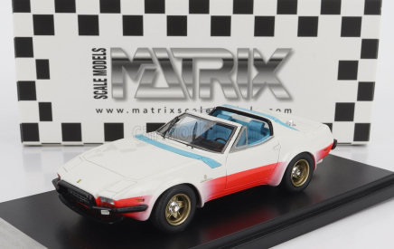 Matrix scale models Ferrari 365 Gtb/4 Nart Spider Open Michelotti Press 1974 1:43 Bílá Červená