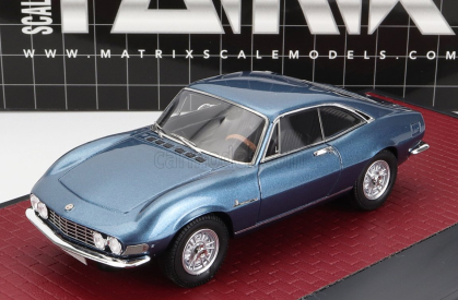 Matrix scale models Fiat Dino Pininfarina Berlinetta Speciale Prototype 1965 Ferrari Engine 1:43 Blue Met