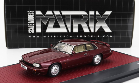 Matrix scale models Jaguar Xjr-s 1993 1:43 Red