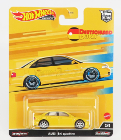 Mattel hot wheels Audi A4 S4 2006 1:64 Žlutá