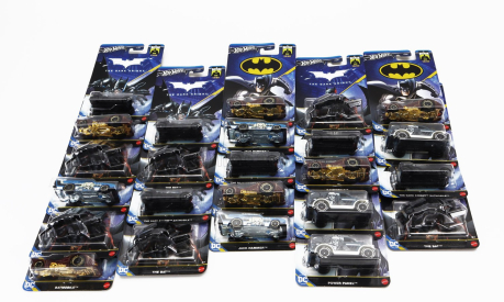 Mattel hot wheels Batman Set Assortment Batman 24 Pieces 1:64 Různé