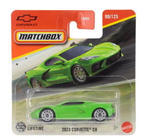 Mattel hot wheels Chevrolet Corvette C8 Coupe 2020 1:64 Zelená