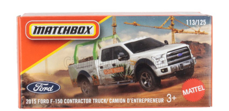 Mattel hot wheels Ford usa F-150 Pick Up 2015 1:64 Bílá