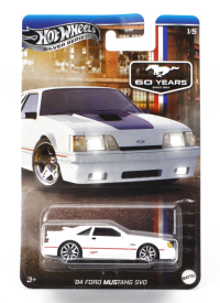 Mattel hot wheels Ford usa Mustang Svo Coupe 1984 1:64 Bílá