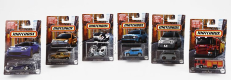 Mattel hot wheels Jeep Set Assortment 10 Cars Pieces 1:64 Různé