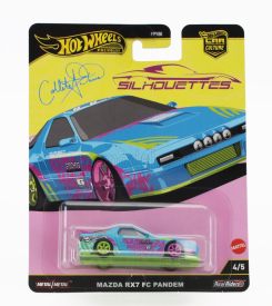 Mattel hot wheels Mazda Rx-7 Coupe Fc Pandem 1993 1:64 Světle Modrá Růžová