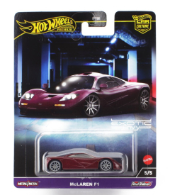 Mattel hot wheels Mclaren F-1 Road Car 1993 1:64 Red Met