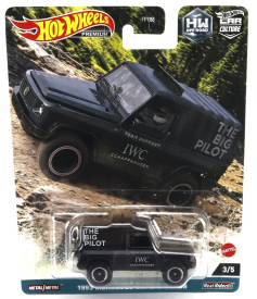 Mattel hot wheels Mercedes benz G-class Team Support Iwc 1993 1:64 Black