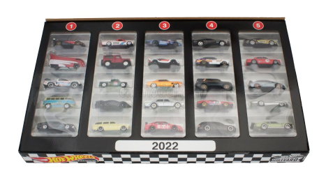 Mattel hot wheels Porsche Set Boulevard Assortment 25 Cars Pieces 1:64 Různé