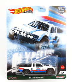 Mattel hot wheels Truck Baja Bouncer 2022 1:64 Bílá Modrá Červená