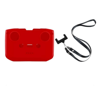 MAVIC AIR 2 - Silikonová ochrana vysílače + popruh vysílače (Red)