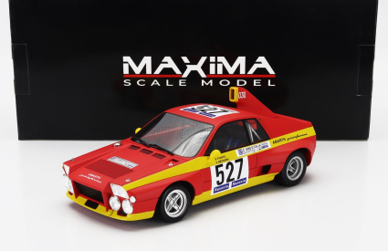Maxima Abarth Se030 Pininfarina 527 2nd Giro D'italia 1974 Giorgio Pianta – Christine Beckers 1:18 Matná Červená Žlutá
