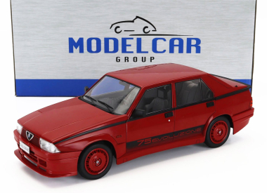 Mcg Alfa romeo 75 Turbo Evoluzione 1987 1:18 Red