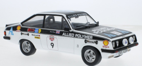Mcg Ford england Escort Mkii Rs 2000 N 9 Rally Tour Of Great Britain 1977 Ari Vatanen - Peter Bryant 1:18 Bílá Černá