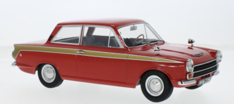 Mcg Ford england Lotus Cortina 1966 1:18 Červené Zlato