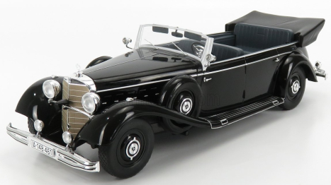 Mcg Mercedes benz 770k (w150) Cabriolet Open 1938 1:18 Black