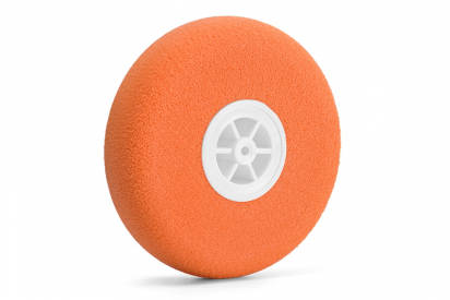 Mechové kolečko lehké 43mm, oranžové, 1 ks.