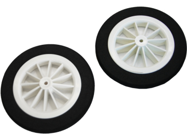 Mechové podvozkové kolo maketové 105mm (2)