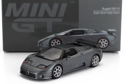 Mini-gt Bugatti Eb110 Super Sports Lhd 1995 1:64 Grey