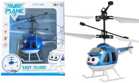 Mini helikoptéra, modrá