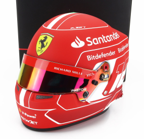Mini helmet Bell helma F1 Ferrari Sf-23 Team Scuderia Ferrari N 16 Season 2023 1:2