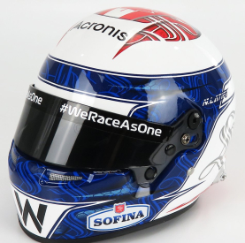 Mini helmet Bell helma F1 Williams Fw43b Mercedes M12 Eq Power+  N 6 1:2