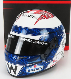 Mini helmet Bell helma F1 Williams Fw44 Team Williams Racing N 6 Season 2022 1:2