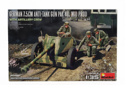 Miniart Accessories German 7.5cm Anti-tank Gun Military 1945 1:35 /