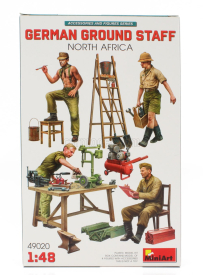 Miniart Figures German Ground Staff North Africa 1:48 /