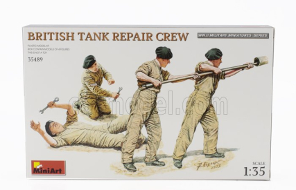 Miniart Figures Soldier Military British Tank Repair Crew 1:35 /