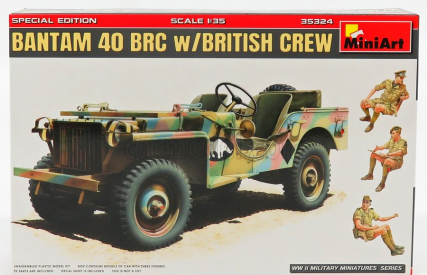 Miniart Jeep Bantam Brc40 British Crew Military 1940 1:35 /
