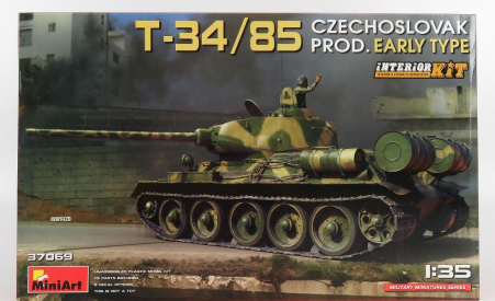 Miniart Kampfpanzer T-34/85 Tank Military Czechoslovak 1944 1:35 /