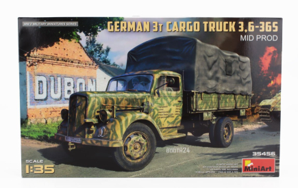 Miniart Opel Blitz German 3t Cargo Military Truck 2-assi 1952 1:35 /