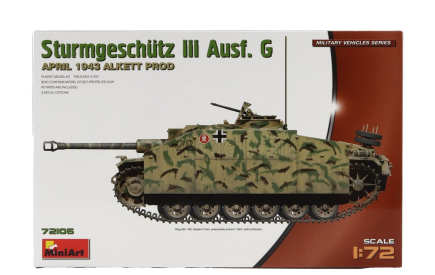 Miniart Tank Sturmgeschutz Iii Ausf. G Military 1944 1:72 /