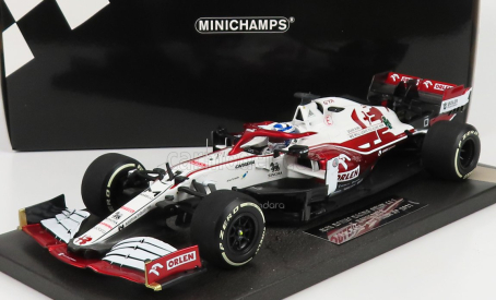 Minichamps Alfa romeo F1 C41 Team Orlen Racing N 7 1:18, bíločervená