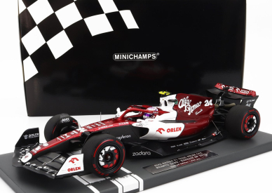 Minichamps Alfa romeo F1 C42 Team Orlen Racing N 24 1:18, bíločervená