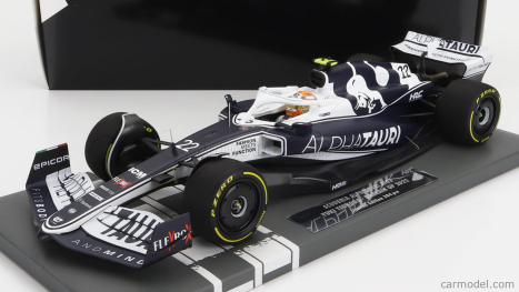 Minichamps Alpha tauri F1 At03 Honda Team Alpha Tauri N 22 1:18, bílomodrá
