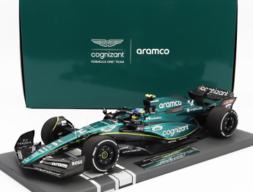 Minichamps Aston martin F1 Amr23 Team Aramco Cognizant N 14 1:18, zelená