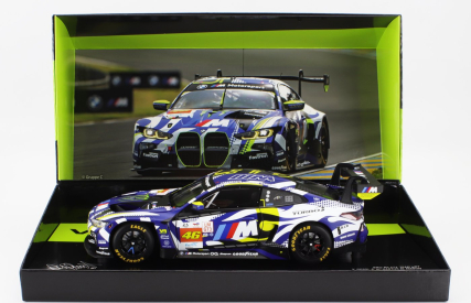 Minichamps BMW 4-series M4 Gt3 Team Wrt N 46 24h Le Mans 2024 Valentino Rossi - Maxime Martin - Ahmad Al Harthy 1:18 Modrá Bílá Černá