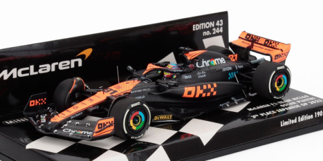 Minichamps Mclaren F1  Mcl60 Team Mclaren N 81 3rd Japan Gp 2023 Oscar Piastri 1:43 Bílá Oranžová Černá