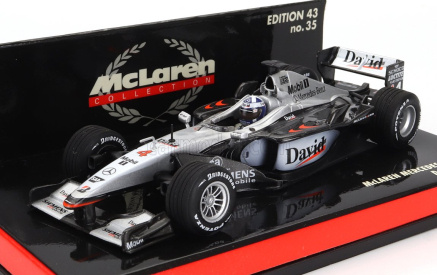 Minichamps Mclaren F1 Mp4/16 3.0l V10 Team West Mclaren Mercedes N 4 Season 2001 D.coulthard 1:43 Stříbrná Černá