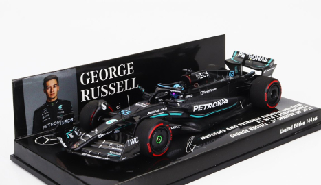 Minichamps Mercedes gp F1 W14 Team Mercedes-amg Petronas Formula One N 63 3rd Spain Gp 2023 George Russell 1:43 Matt Black