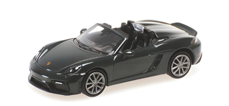 Minichamps Porsche 718 Spider (981) Open 2019 1:87 Green Met