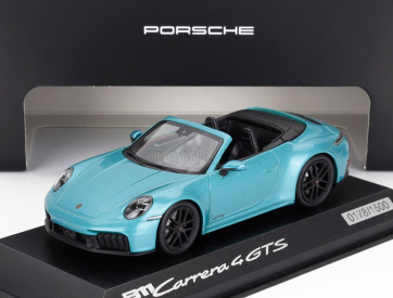 Minichamps Porsche 911 992-2 Carrera 4 Gts Cabriolet Open 2024 1:43 Ipanema Blue