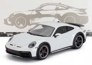 Minichamps Porsche 911 992 Dakar Coupe 2022 1:18 Světle Šedá
