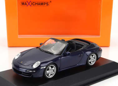 Minichamps Porsche 911 997 Carrera S Cabriolet 2005 1:43 Blue Met