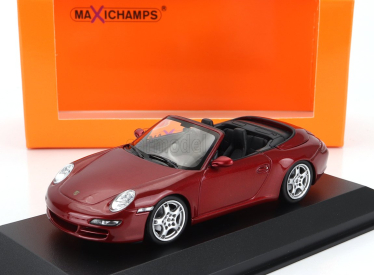 Minichamps Porsche 911 997 Carrera S Cabriolet 2005 1:43 Red Met