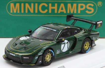 Minichamps Porsche 935/19 N 71 - Base 911 991-2 Gt2 Rs 2018 1:64 Zelená