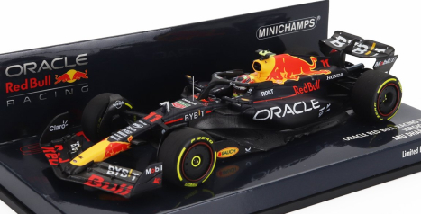 Minichamps Red bull F1  Rb19 Team Oracle Red Bull Racing N 11 4th Abu Dhabi Gp 2023 Sergio Perez 1:43 Matt Blue