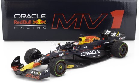 Minichamps Red bull F1  Rb20 Team Oracle Red Bull Racing N 1 World Champion Winner Canada Gp 2024 Max Verstappen 1:18 Modrá Žlutá Červená